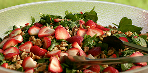 Farro Strawberry Feta Salad