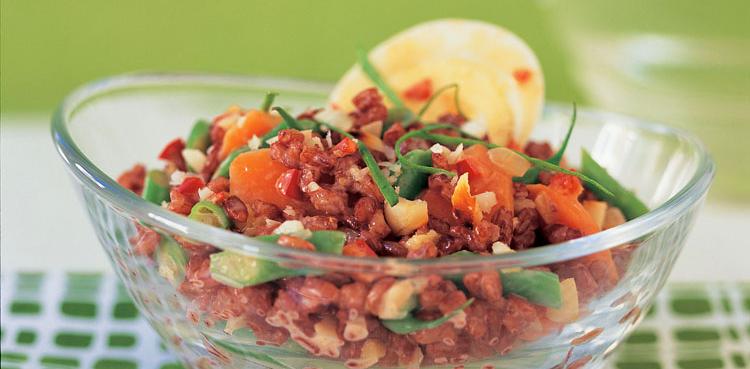Indonesian Red Rice Salad