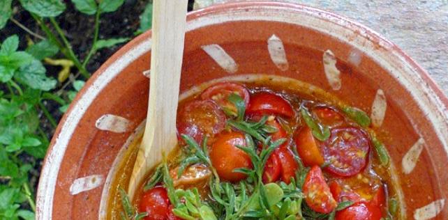 Tomato Purslane Relish