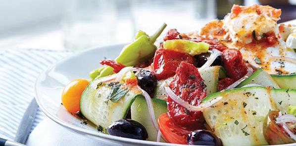 greek salad food match