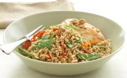 Asian Grilled Chicken and Rice Salad