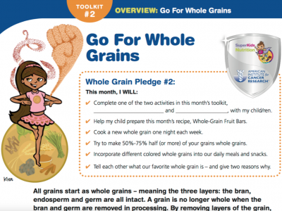 AICR Healthy Kids Whole Grain Toolkit