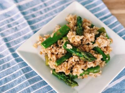 Asparagus and Ginger Fried Rice