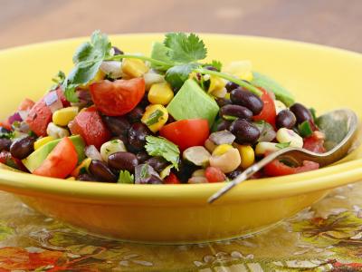 Black beans and corn