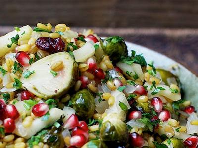 Freekeh Brussels Sprouts