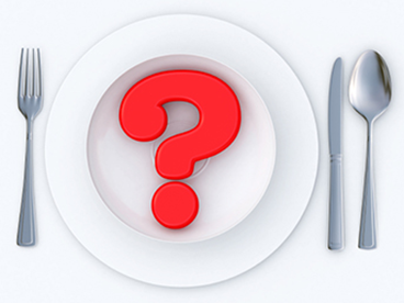 Plate with Question Mark