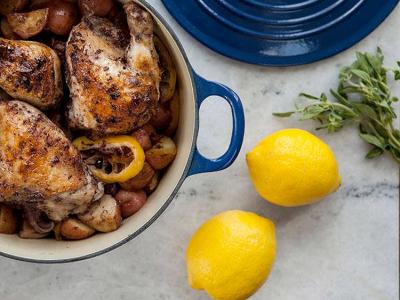 One Pot chicken with Olives