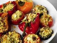 Stuffed Peppers, Tomatoes and Mushrooms