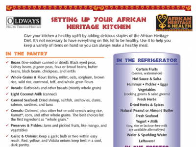 Setting Up Your African Heritage Kitchen
