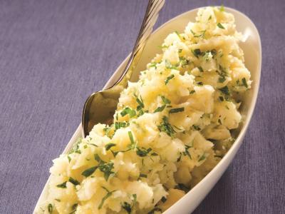 Smashed Potatoes and Parsnips