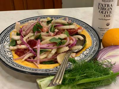 Sicilian Citrus Salad with Fennel and Red Onion