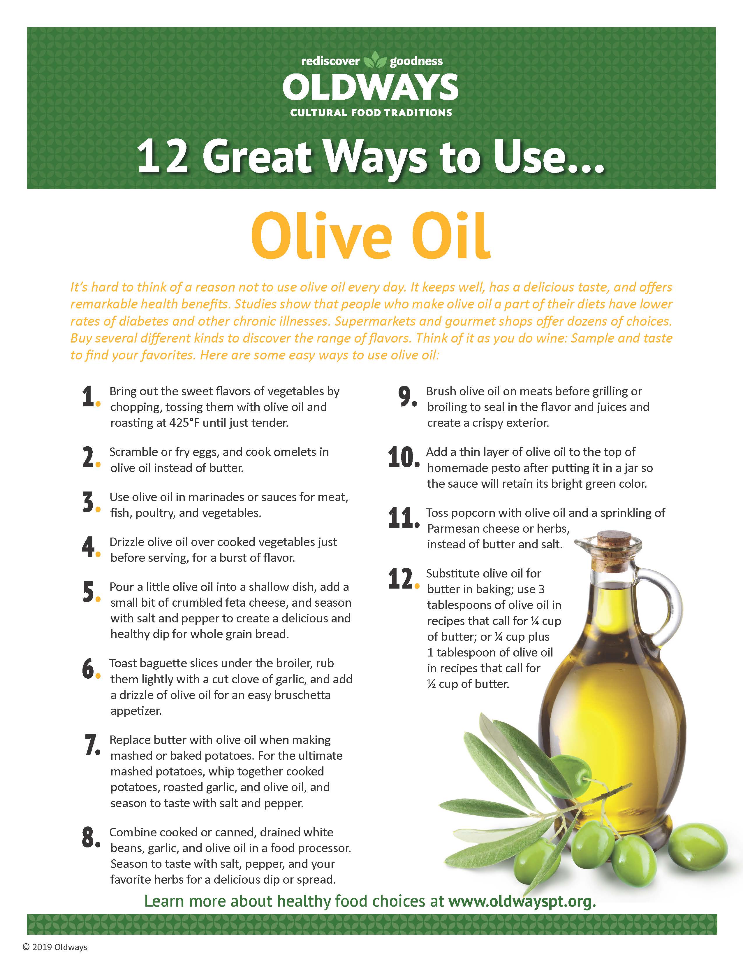 12 great ways to use olive oil | oldways