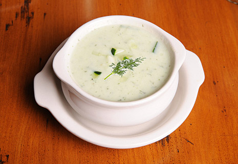 Cucumber Soup with Dill