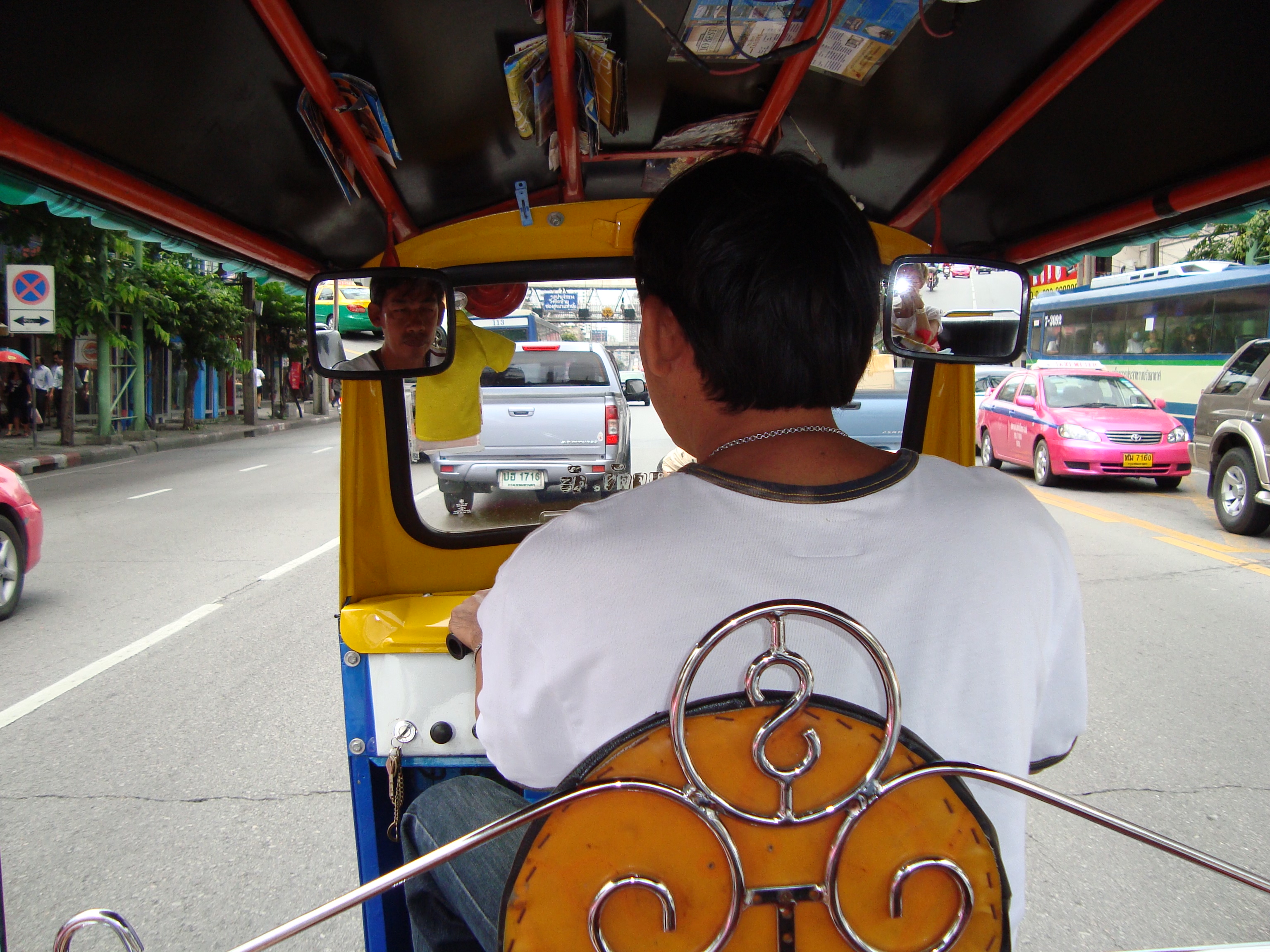 Tuk tuk ride in Bangkok