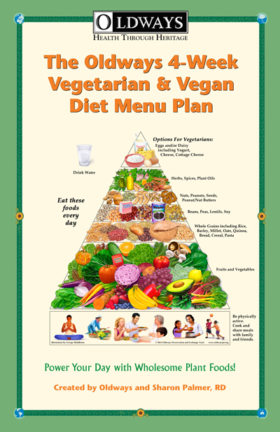 Vegetarian and Vegan Menu Plan Book