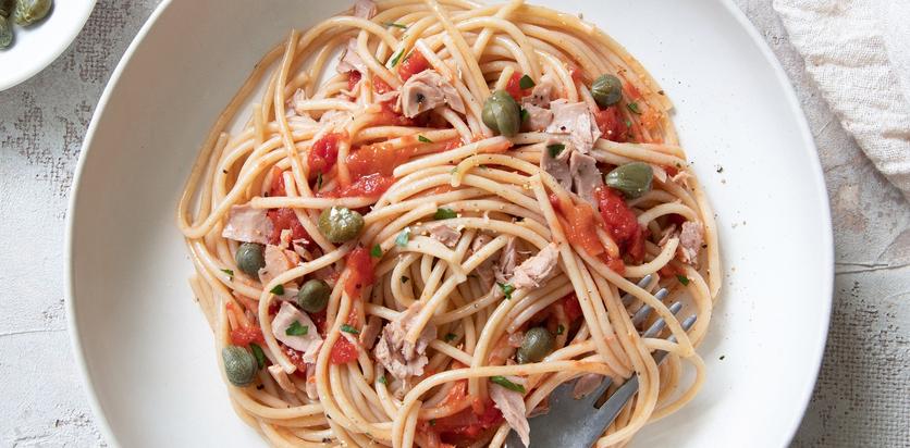 Pasta with Tuna and Tomatoes - OLDWAYS - Cultural Food Traditions OLDWAYS – Cultural Food Traditions