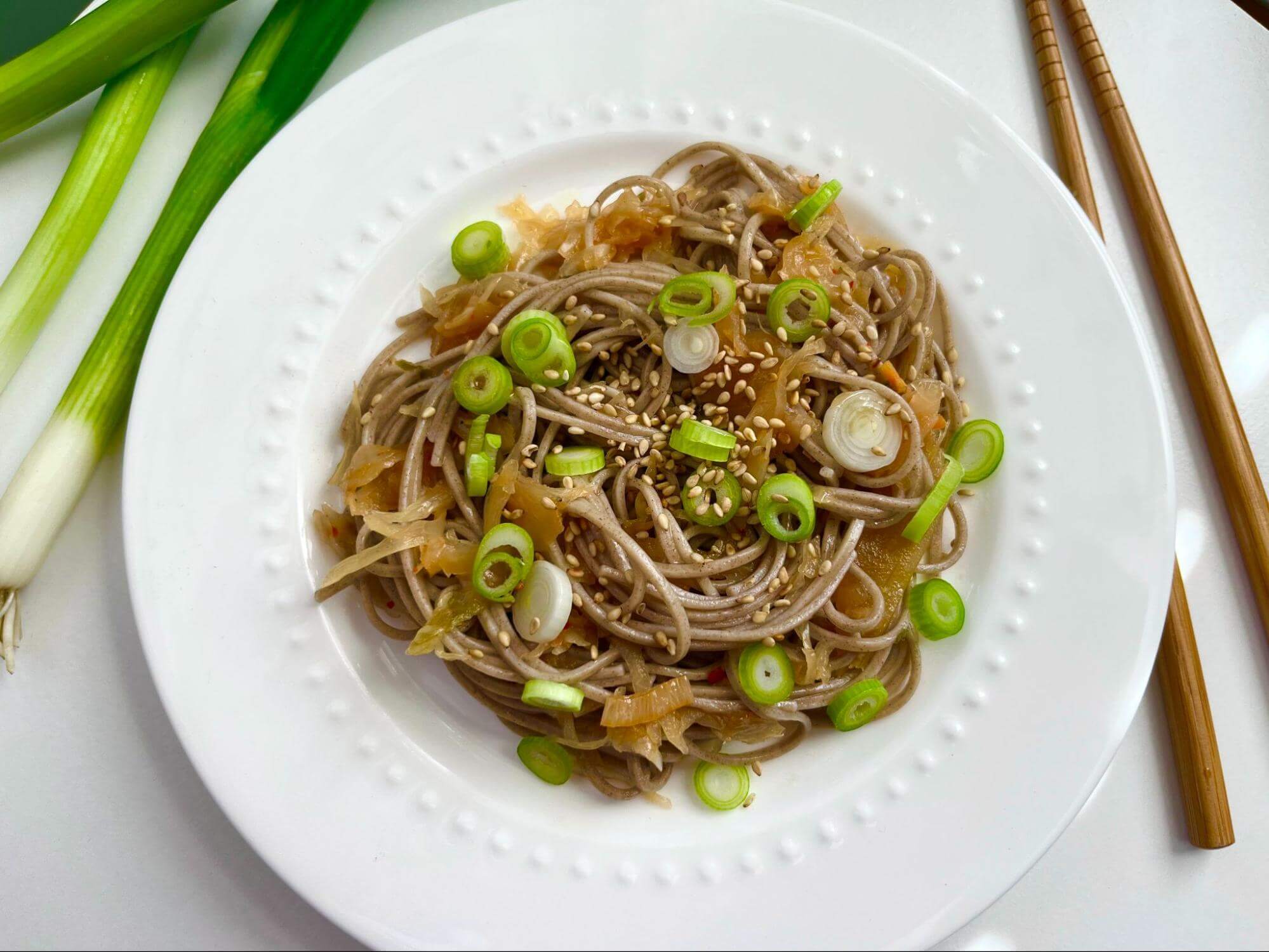Kimchi Soba (Buckwheat Noodles) - OLDWAYS - Cultural Food Traditions OLDWAYS – Cultural Food Traditi