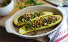 Yellow Squash Stuffed with Saffron Rye Berries - OLDWAYS - Cultural Food Traditions OLDWAYS – Cultur