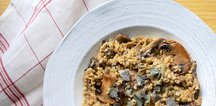 Steel Cut Oat Risotto