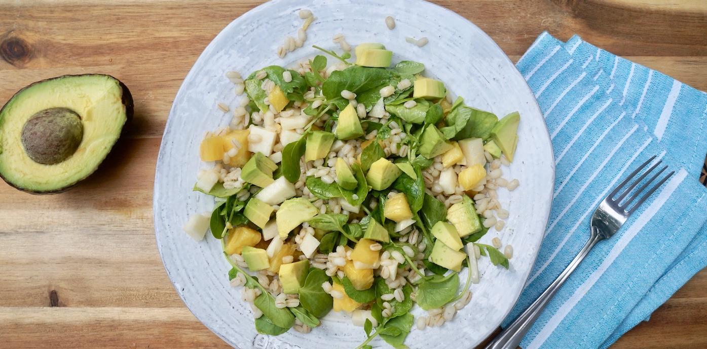 Barley, Pineapple, and Jicama Salad with Avocado - OLDWAYS - Cultural Food Traditions OLDWAYS – Cult