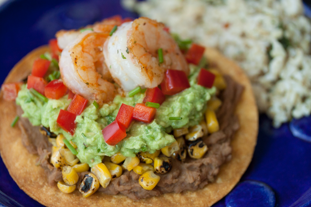 Avocado-Shrimp Tostadas