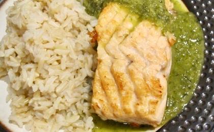 Grilled Green Curry Salmon with Brown Rice - OLDWAYS - Cultural Food Traditions OLDWAYS – Cultural Food Traditions
