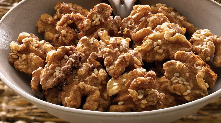 Maple Candied Walnuts