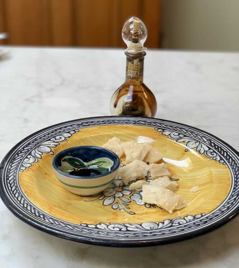 Parmigiano reggiano and balsamico