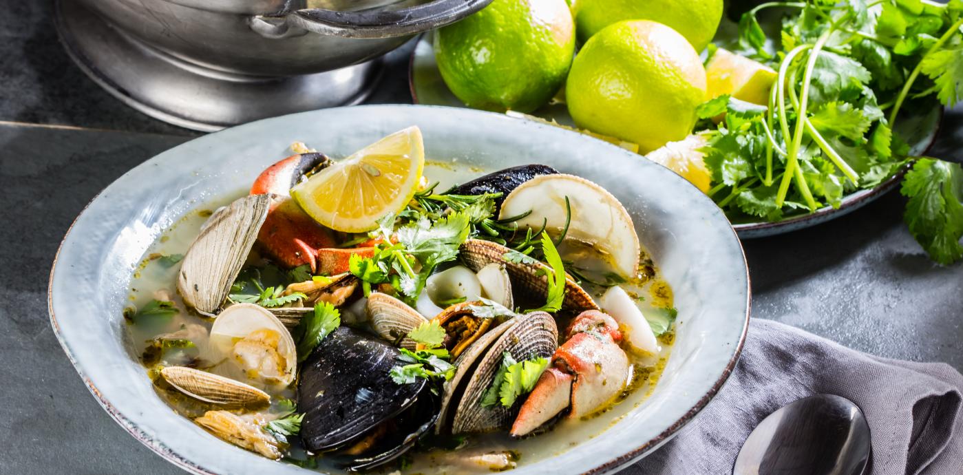 seafood plate istock green