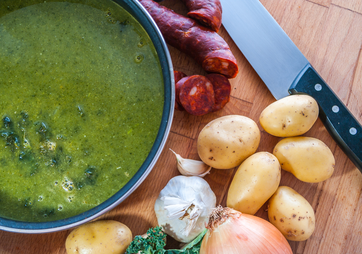 caldo verde Portuguese soup