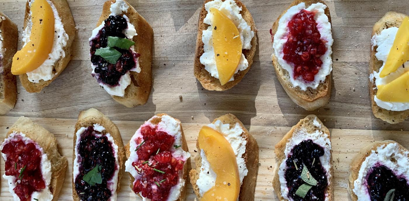 Fruit and Ricotta Crostini - OLDWAYS - Cultural Food Traditions OLDWAYS – Cultural Food Traditions