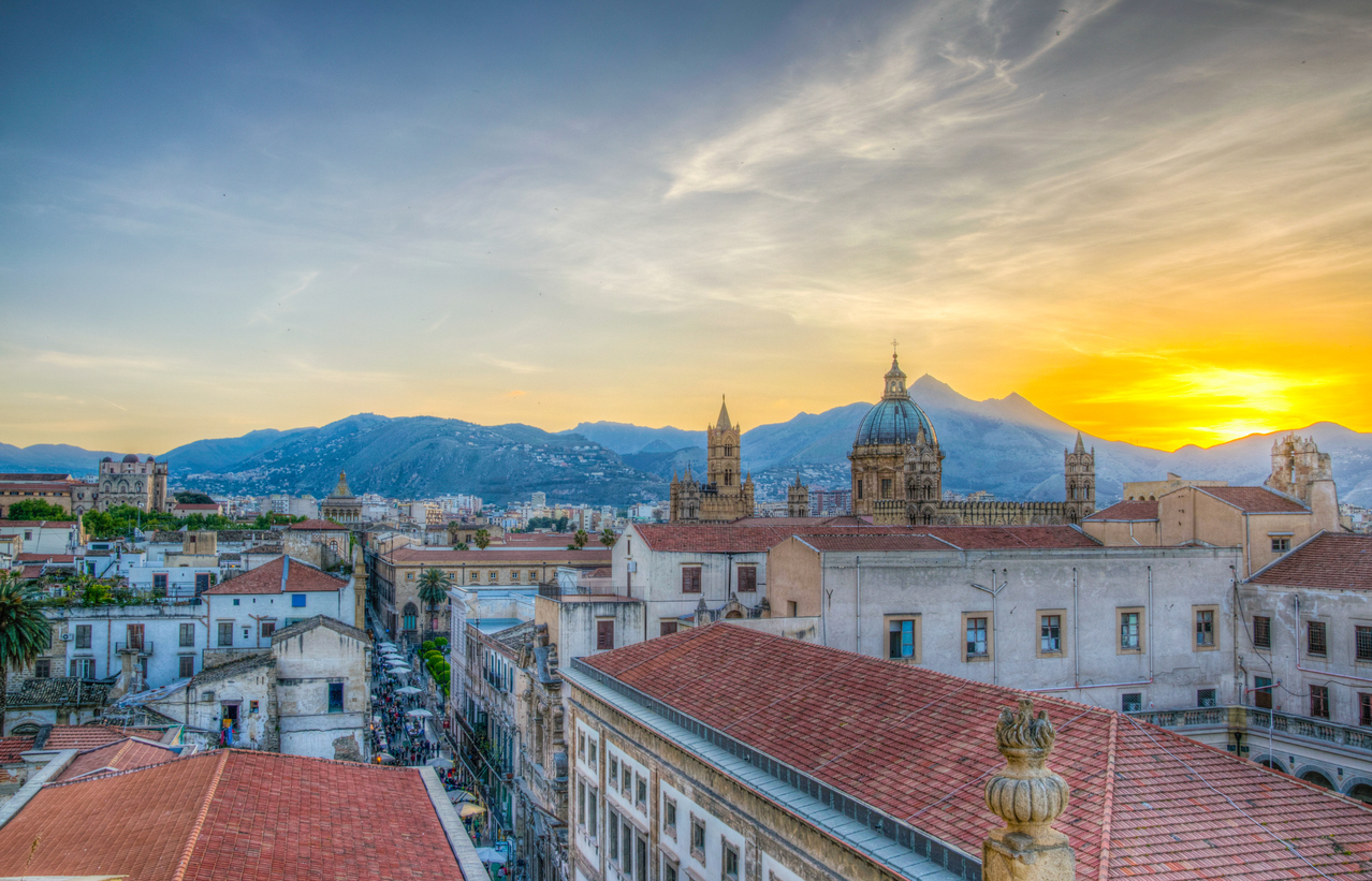 Palermo-sicily-sunrise