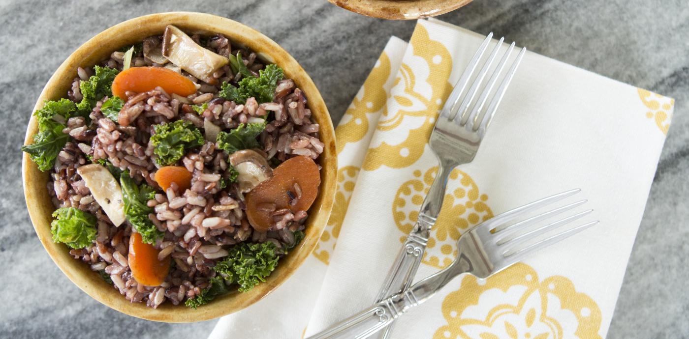 Kale and Shiitake Mushroom Bowl - OLDWAYS - Cultural Food Traditions OLDWAYS – Cultural Food Traditi