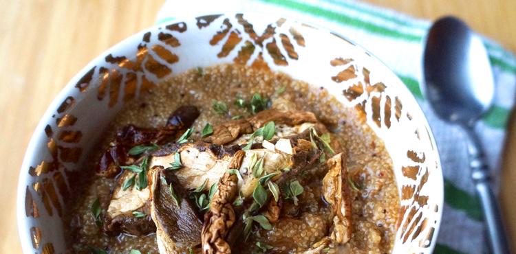 Amaranth Polenta with Wild Mushrooms - OLDWAYS - Cultural Food Traditions OLDWAYS – Cultural Food Tr
