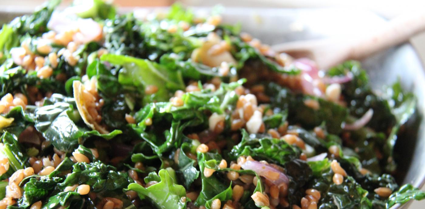 Artichoke Heart, Kale, and Farro Salad - OLDWAYS - Cultural Food Traditions OLDWAYS – Cultural Food 