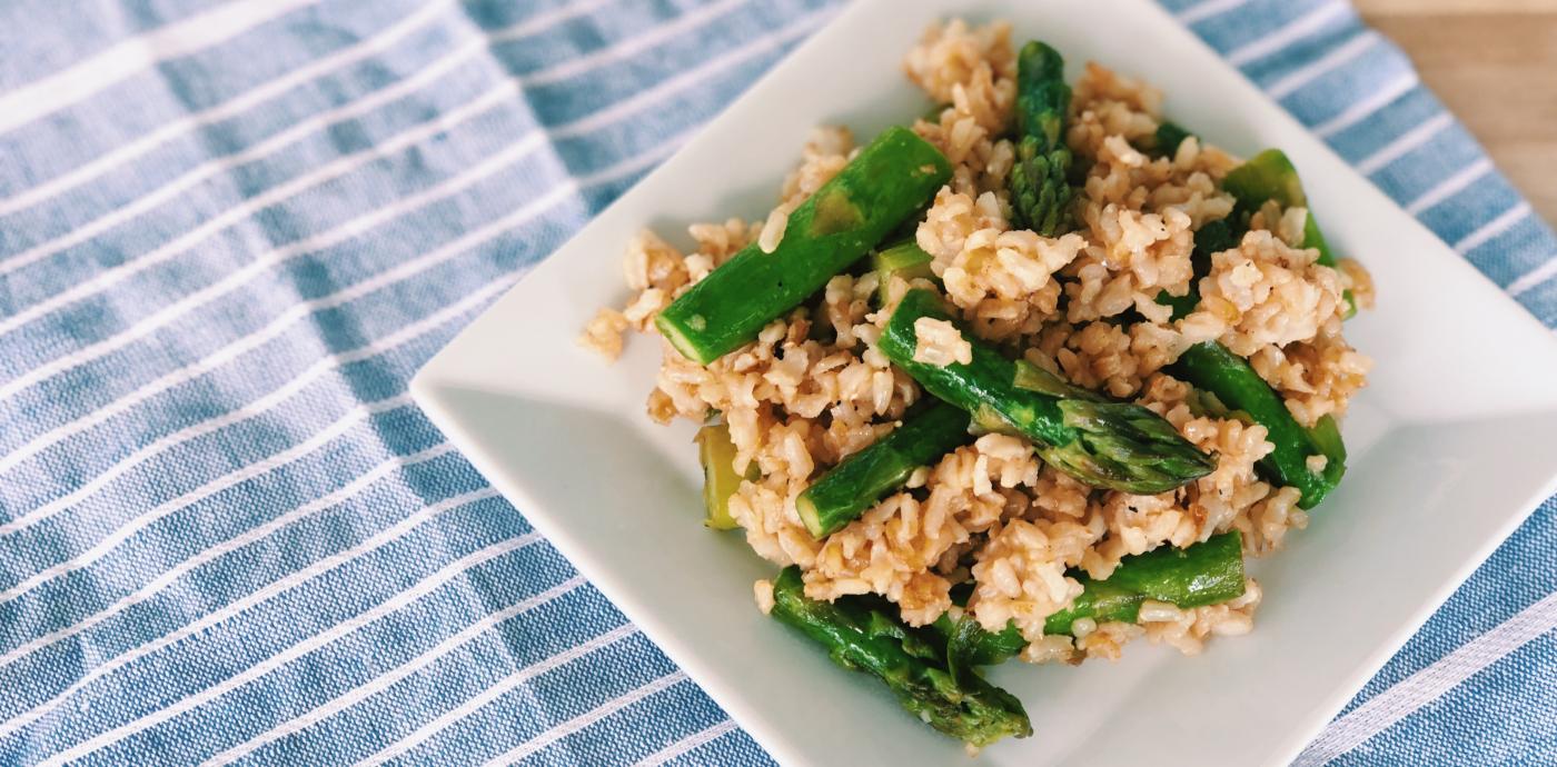 Asparagus and Ginger Fried Rice - OLDWAYS - Cultural Food Traditions OLDWAYS – Cultural Food Traditi