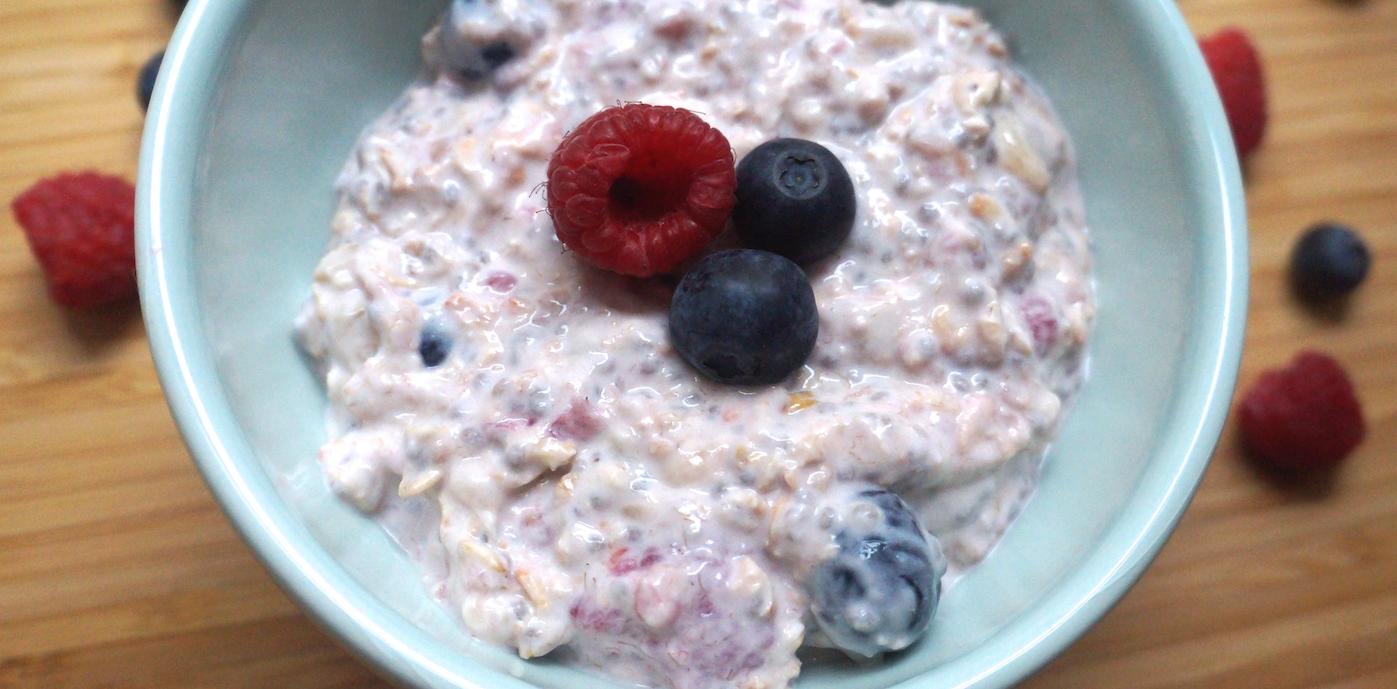 Banana Berry Overnight Oatmeal - OLDWAYS - Cultural Food Traditions OLDWAYS – Cultural Food Traditio