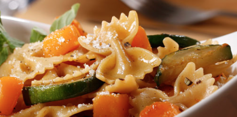 Farfalle with Zucchini, Butternut Squash & Pecorino Cheese - OLDWAYS - Cultural Food Traditions OLDW