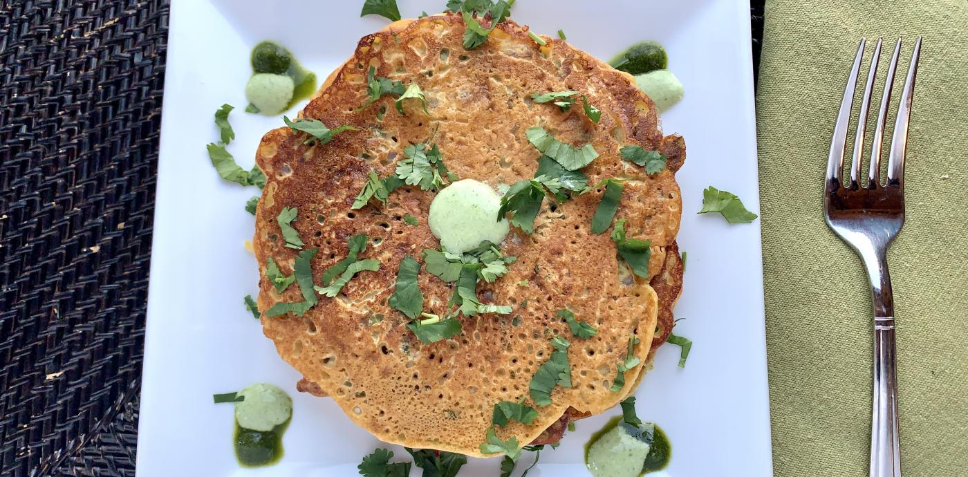 Besan Onion Cheele (Chickpea Flour Crepes) - OLDWAYS - Cultural Food Traditions OLDWAYS – Cultural F