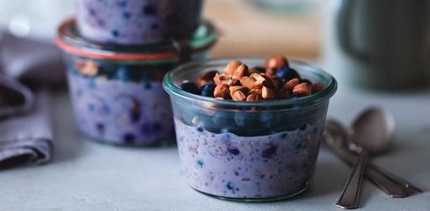 Blueberry-Chia Overnight Oats - OLDWAYS - Cultural Food Traditions OLDWAYS – Cultural Food Tradition