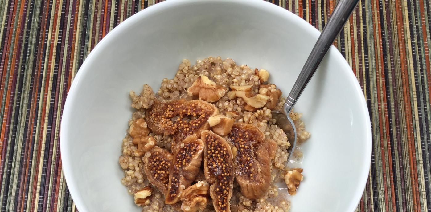 Breakfast Quinoa with Figs and Honey - OLDWAYS - Cultural Food Traditions OLDWAYS – Cultural Food Tr