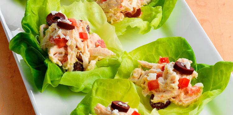 Mediterranean Chicken Salad Cups - OLDWAYS - Cultural Food Traditions OLDWAYS – Cultural Food Tradit