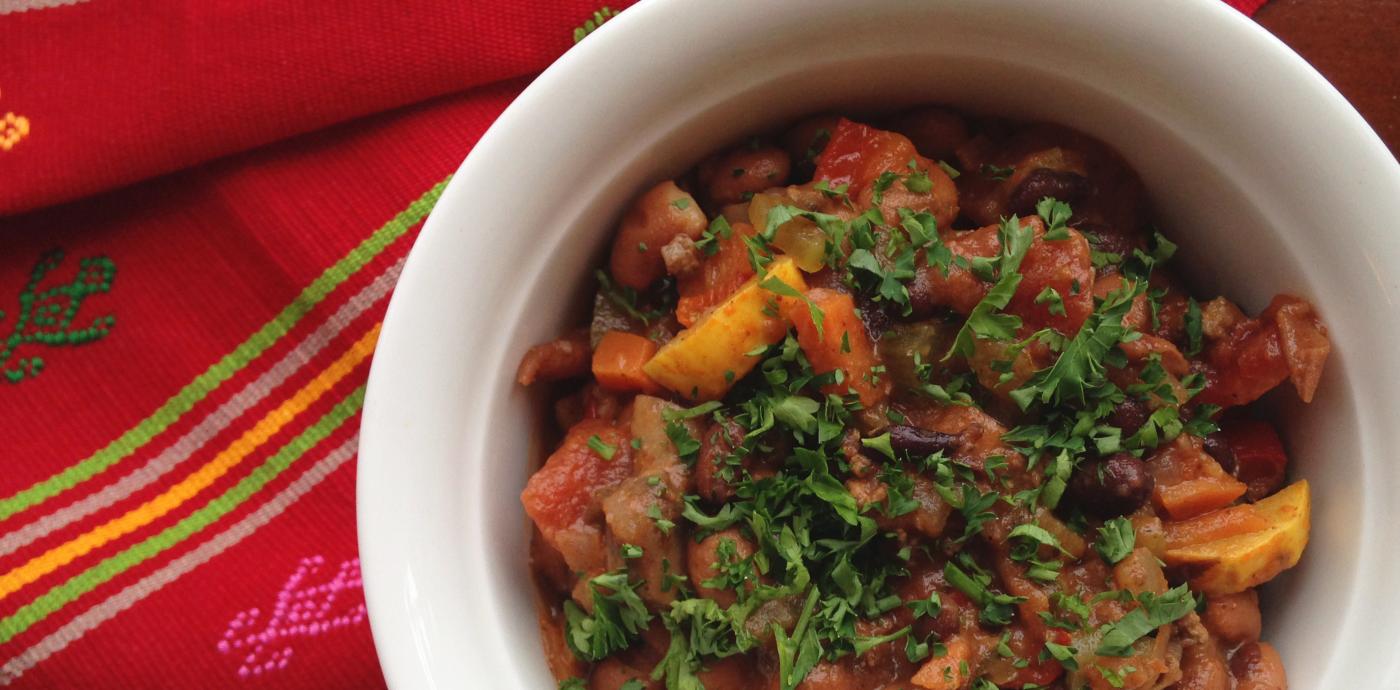 Italian Clean-the-Fridge Vegetarian Chili - OLDWAYS - Cultural Food Traditions OLDWAYS – Cultural Fo