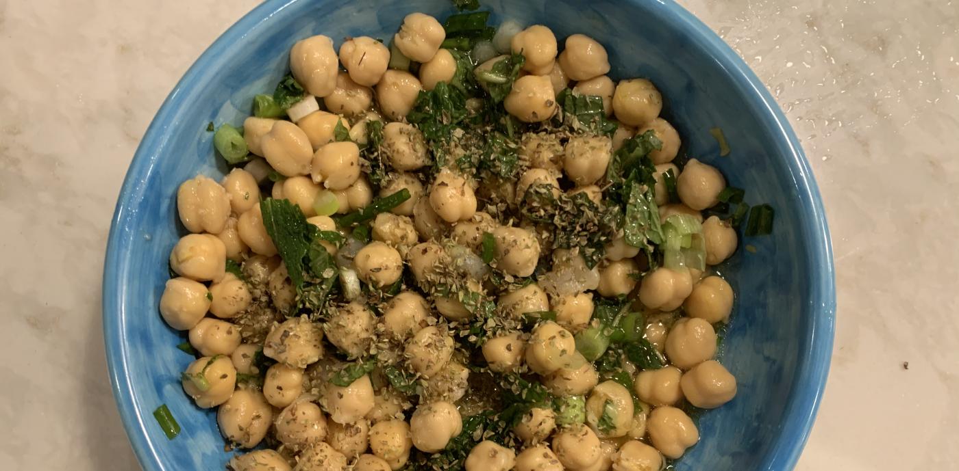 "Everything Green" Chickpea Salad - OLDWAYS - Cultural Food Traditions OLDWAYS – Cultural Food Traditions