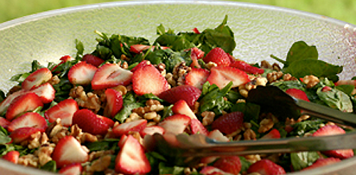 Spinach, Farro, Strawberry & Feta Salad - OLDWAYS - Cultural Food Traditions OLDWAYS – Cultural Food