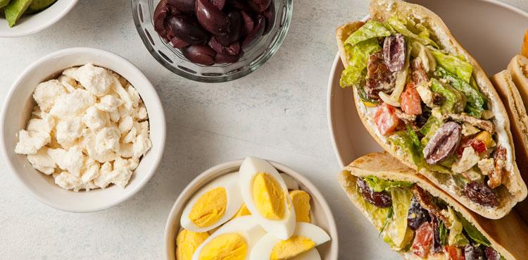 Cobb Salad Pita Pocket - OLDWAYS - Cultural Food Traditions OLDWAYS – Cultural Food Traditions