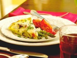 Vegetable Frittata with Roasted Asparagus & Tomatoes - OLDWAYS - Cultural Food Traditions OLDWAYS – 