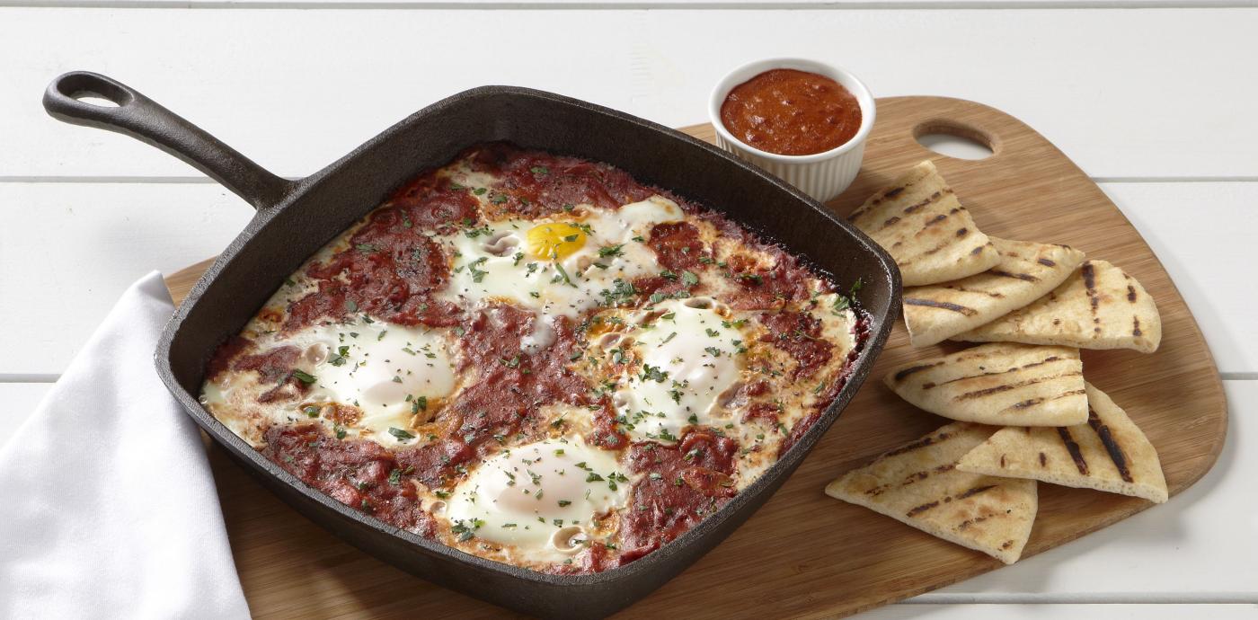 Spicy Harissa Breakfast Shakshuka - OLDWAYS - Cultural Food Traditions OLDWAYS – Cultural Food Tradi