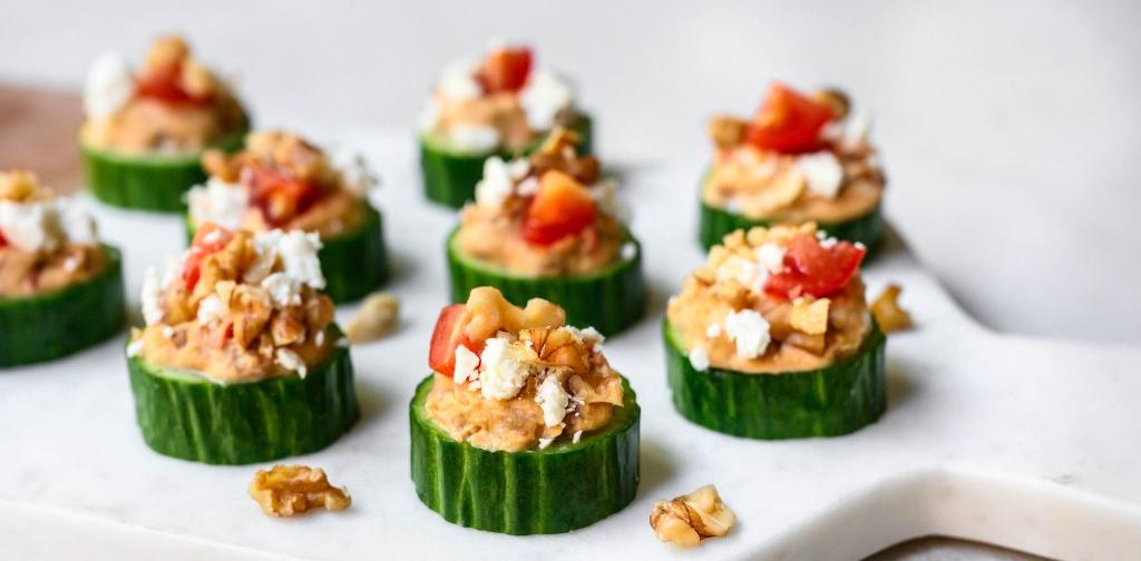 Greek Cucumber Walnut Bites - OLDWAYS - Cultural Food Traditions OLDWAYS – Cultural Food Traditions