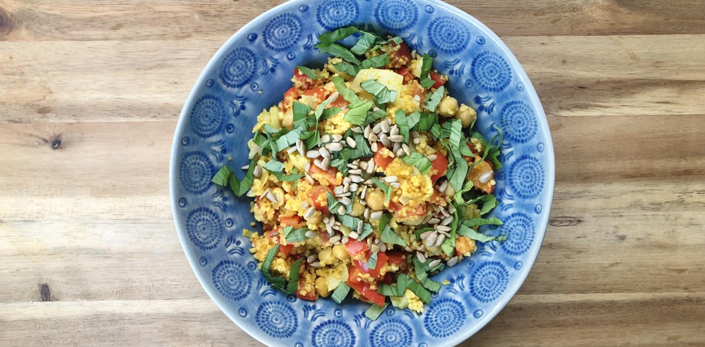 Insalata Mediterranea (Mediterranean Couscous Salad) - OLDWAYS - Cultural Food Traditions OLDWAYS – 